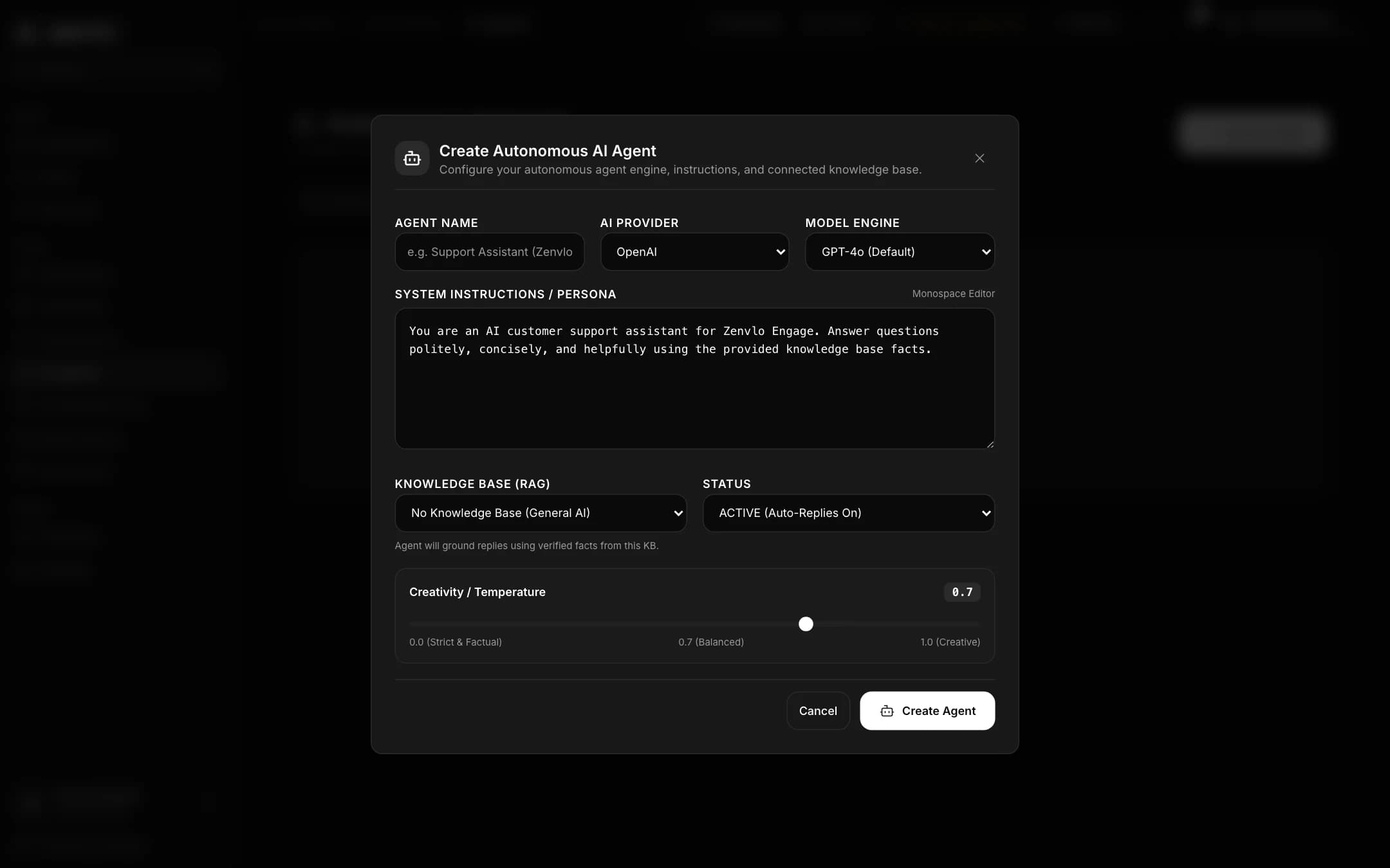 Creating an AI agent
