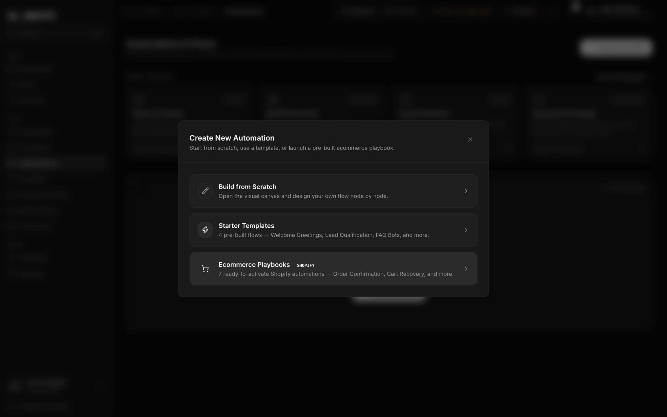 Creating an automation