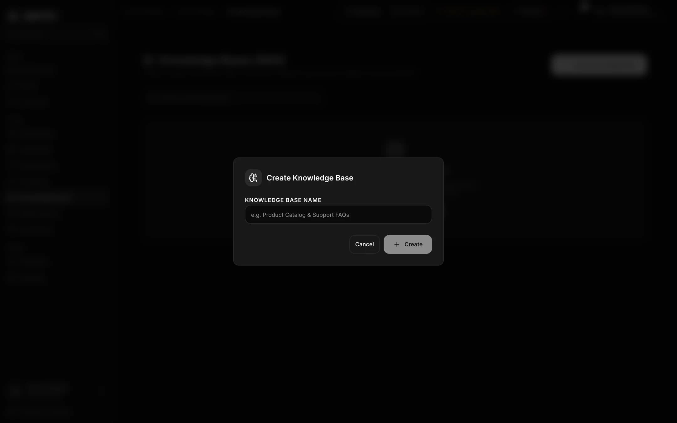 Creating a knowledge base